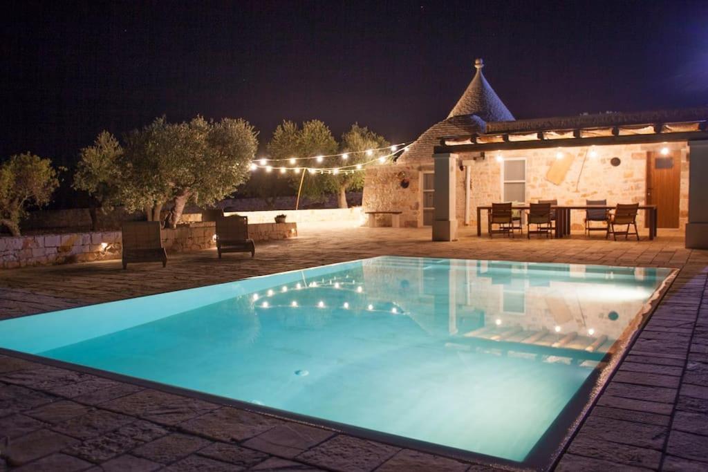 Trullo Oasi Santo Stefano - Private Pool Villa กัสเตลลานา กรอตเต ภายนอก รูปภาพ