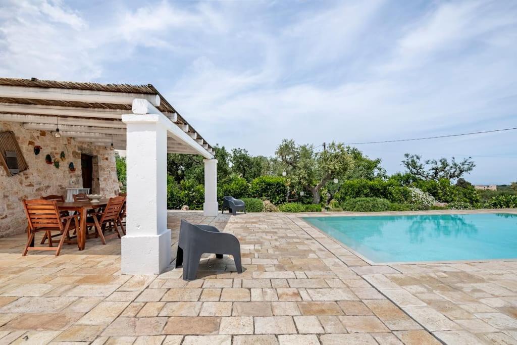Trullo Oasi Santo Stefano - Private Pool Villa กัสเตลลานา กรอตเต ภายนอก รูปภาพ