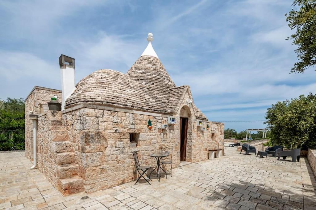 Trullo Oasi Santo Stefano - Private Pool Villa กัสเตลลานา กรอตเต ภายนอก รูปภาพ