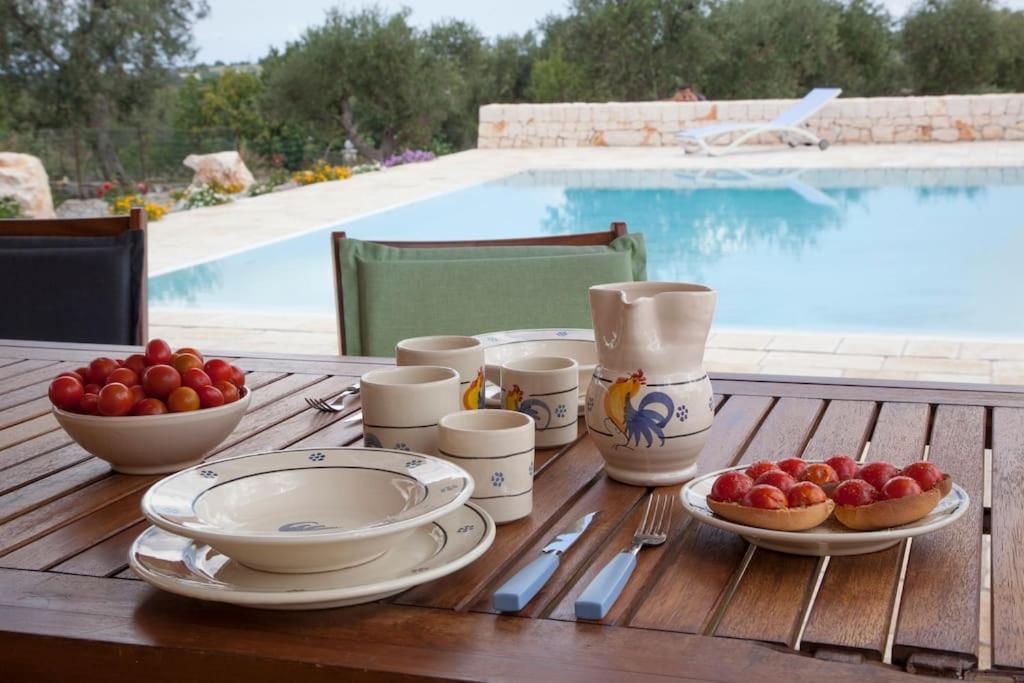 Trullo Oasi Santo Stefano - Private Pool Villa กัสเตลลานา กรอตเต ภายนอก รูปภาพ