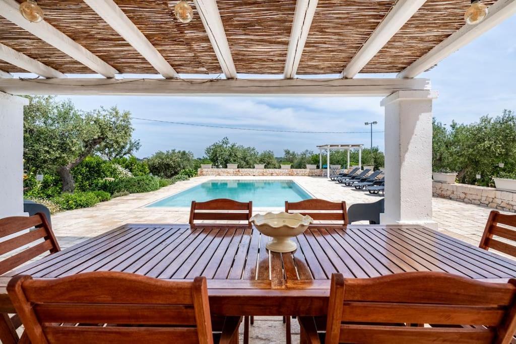 Trullo Oasi Santo Stefano - Private Pool Villa กัสเตลลานา กรอตเต ภายนอก รูปภาพ