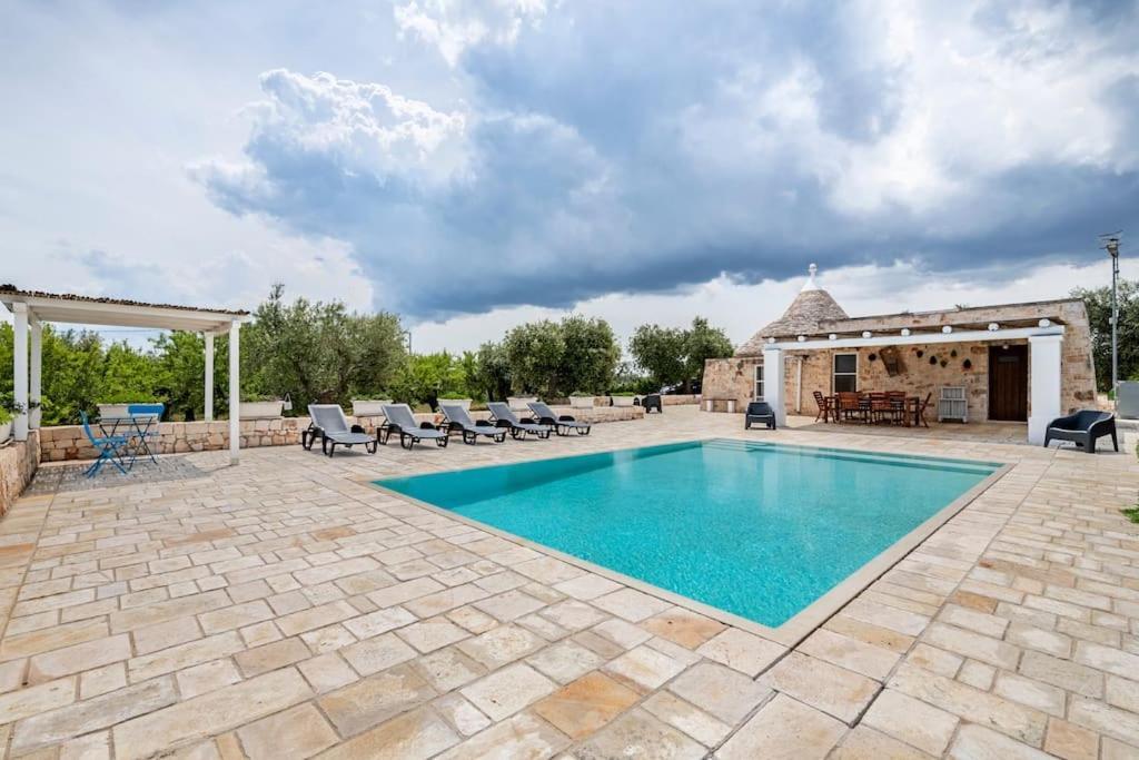 Trullo Oasi Santo Stefano - Private Pool Villa กัสเตลลานา กรอตเต ภายนอก รูปภาพ