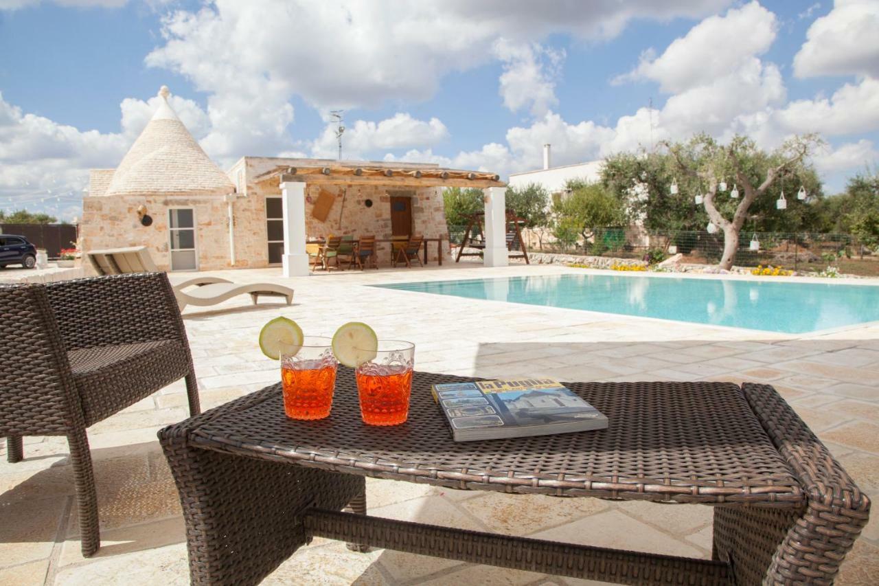 Trullo Oasi Santo Stefano - Private Pool Villa กัสเตลลานา กรอตเต ภายนอก รูปภาพ